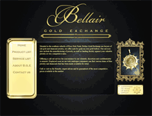 Tablet Screenshot of bellairgoldexchange.co.za